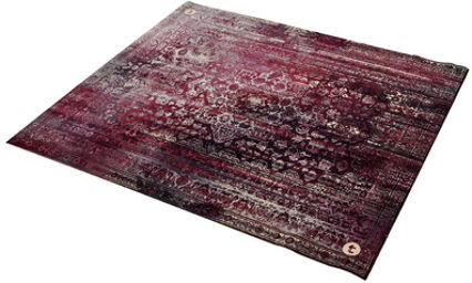 Drum Rug Vintage Red