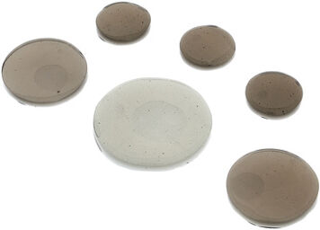 Gel Pads 6-piece Box black Noir