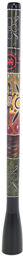 TSDDG1-BK Trombone Didgeridoo Noir avec motifs peints à la main