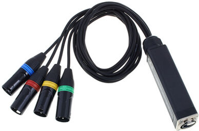 RJ45 DMX Shuttle Snake MX4 Noir