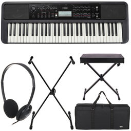 PSR-E383 Deluxe Bundle Noir