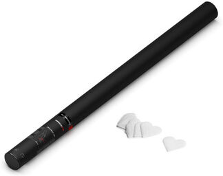 Handheld 80cm White Hearts