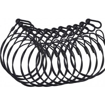 Pack 12 Elingues 3MM 75CM Noir