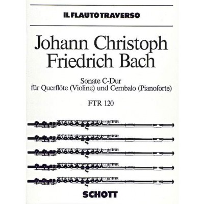 Bach - Sonata C Major - Flute (violon) et Obligatouyes Clavecin (piano)