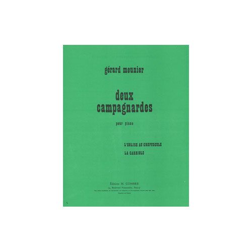 Meunier - Campagnardes (2) - Piano