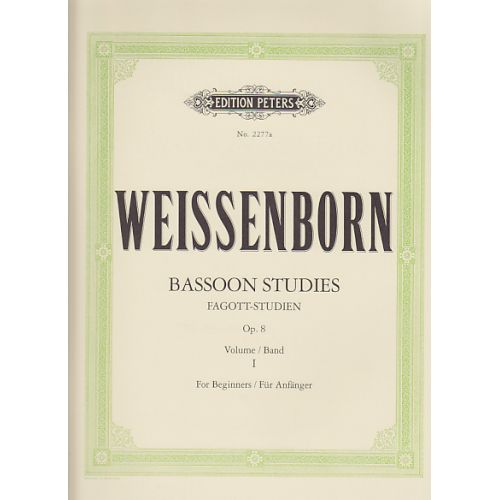 Weissenborn - Etudes Pour Basson Op.8 Vol.1