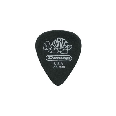 488P88 - Tortex Pitch Noir - 0,88mm (par 12)