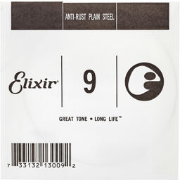 Elixir .009 Plain Steel Single String