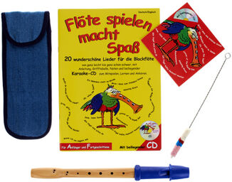 Soprano Recorder Set Blue