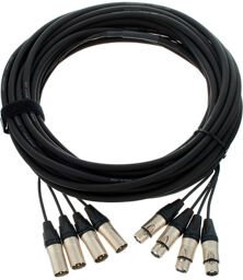 80831-15 XLR Multicore 15m