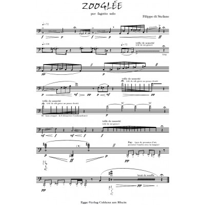Filippo Di Stefano - Zooglee - Basson