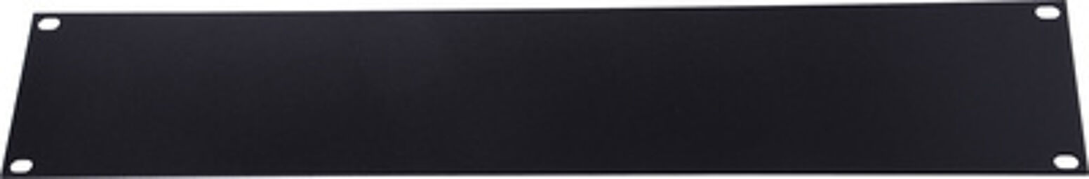 Rack Panel 2U Flat Noir