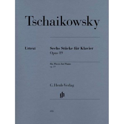 Tchaïkovski - Six Pièces Pour Piano Op. 19 - Piano