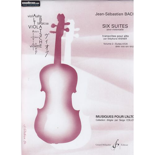 J.S. - Six Suites Pour Alto Vol.2 Suites 4,5,6