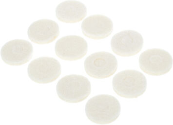 Felt Washers Set White Blanc