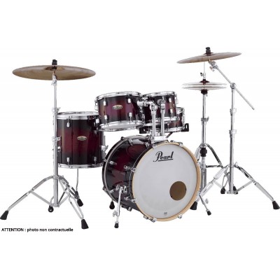 Decade Maple Fusion 20 Gloss Deep Red Burst