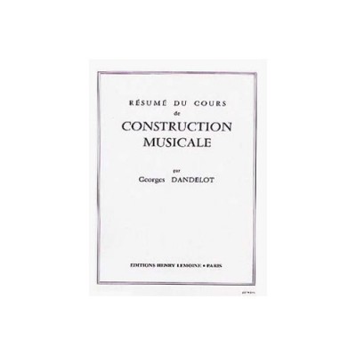Dandelot Georges - Resume Cours Analyse Harmonique