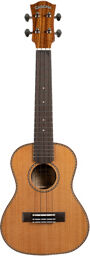 Cedar Concert Uku Solid Top Naturel mat à pores ouverts