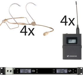 EW-DX HSP4 4 Dante Set S2-10 beige