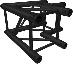 F34C21P-B 90° Corner black noir