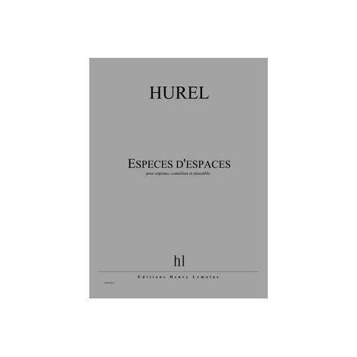 Hurel Philippe - Eces D'Aces - Soprano, Comedien Et Ensemble