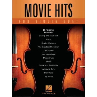 Movie Hits For Violin Duet - 2 Violons