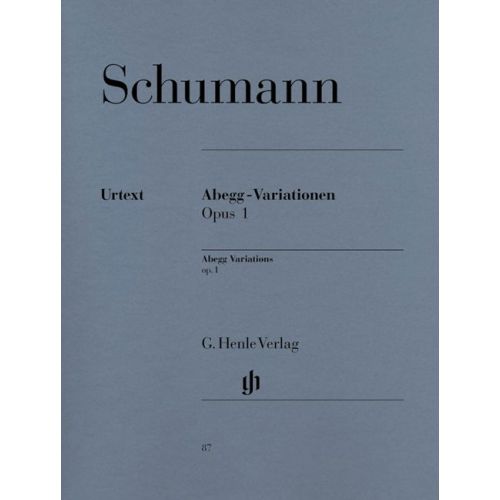 SCHUMANN R. - ABEGG VARIATIONS F MAJOR OP. 1