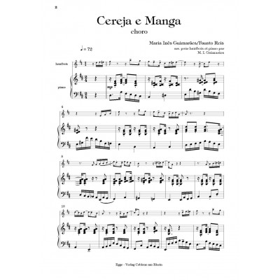 GUIMARAES M. I. - CEREJA E MANGA - HAUTBOIS & PIANO