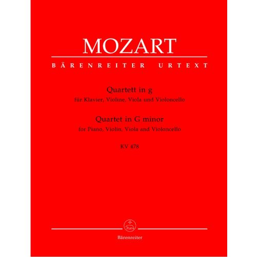 Moz W.A. - Quuor En Sol Mineur Kv 478 - Piano, Violon, Alto, Violoncelle