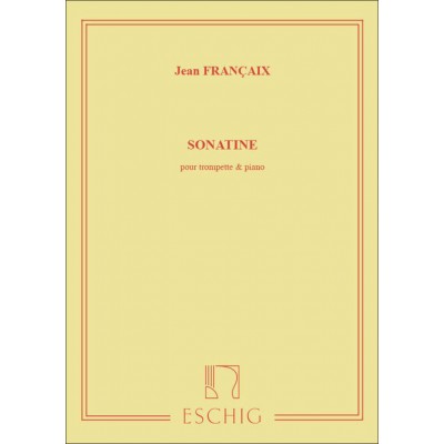 Francaix J. - Sonatine - Trompette et Piano