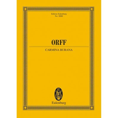 Orff - Carmina Burana - Soloists (Stbar), Choeur Mixte (Satb), Choeur Enf Et Orchestre