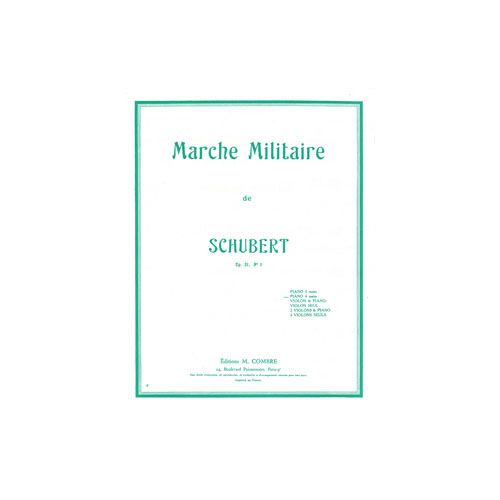 Schubert - Marche Militaire Op.51 No.1 - Piano À 4 Mains