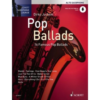 Pop Ballads + MP3 - Alto Saxophone