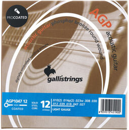 Galli Strings AGP1047-12 Guitar Str. Light