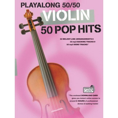 Play Along 50/50 - Violin 50 Pop Hits