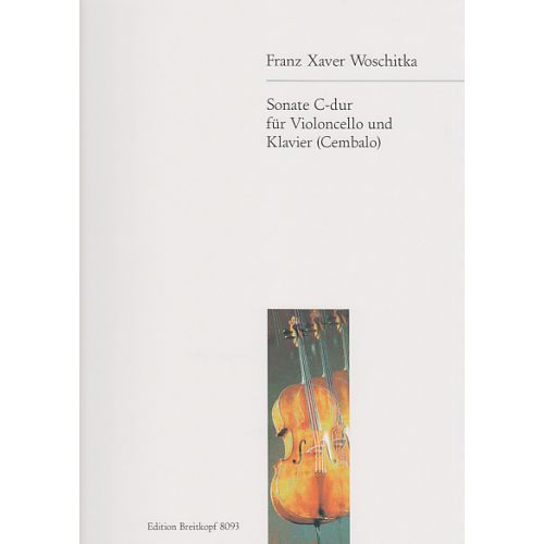 WOSCHITKA F. X. - SONATA C-DUR - VIOLONCELLE ET PIANO