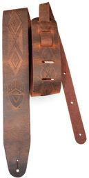 Tooled American Leather StrapB