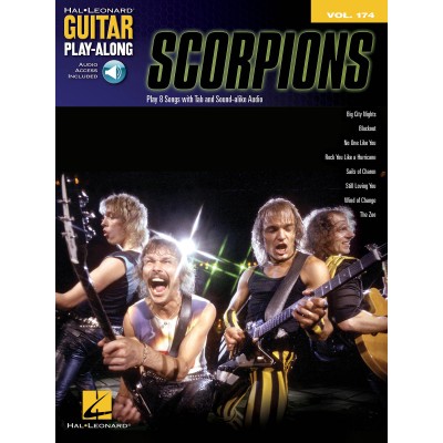 Scorpions - Guitar Play Along Vol.174 + Audio En Ligne - Guitare Tab
