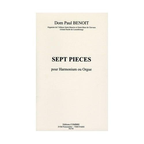 Benoit - 7 Pièces - Harmonium Ou Orgue