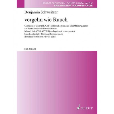 Schweitzer B. - Vergehn Wie Rauch - Voix