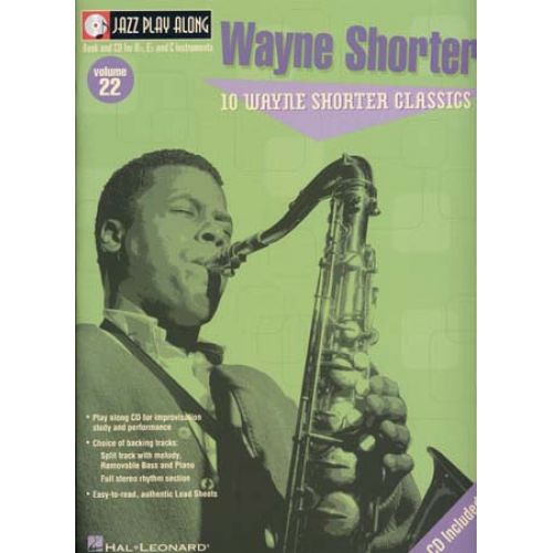 Jazz Play Along Vol.22 Wayne Shorter Bb, Eb, C Inst. Cd