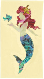 Little Mermaid Inlay Sticker