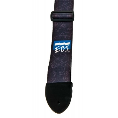 Sangle Nylon/cuir Longue Runes Viking