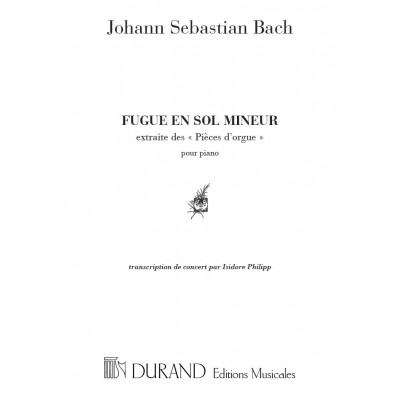 J.S. - Fugue En Sol Mineur, Bwv 578 - Piano