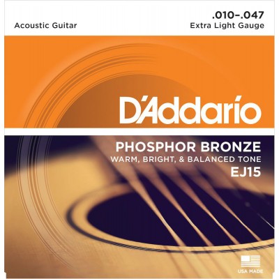 EJ15 Phosphor Bronze Extra Light 10-47