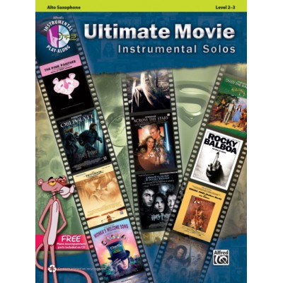 Ultimate Movie Instrumental Solos - Saxophone Alto + Audio En Ligne