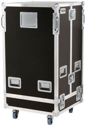 Roadcase 3x QSC LA112 + Frame Noir
