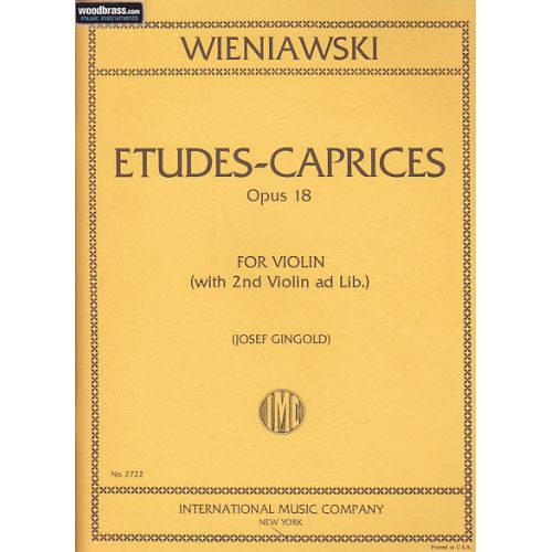 Wieniawski - ETUDES-caprices Op.18