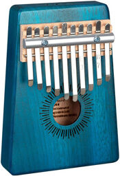 Kalimba 10 Blue Bleu mat