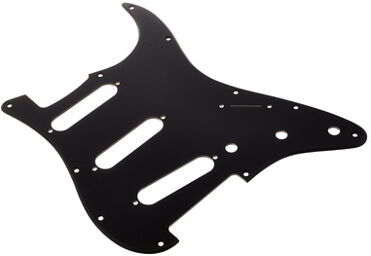 Pickguard AM Strat BLK 1ply Noir